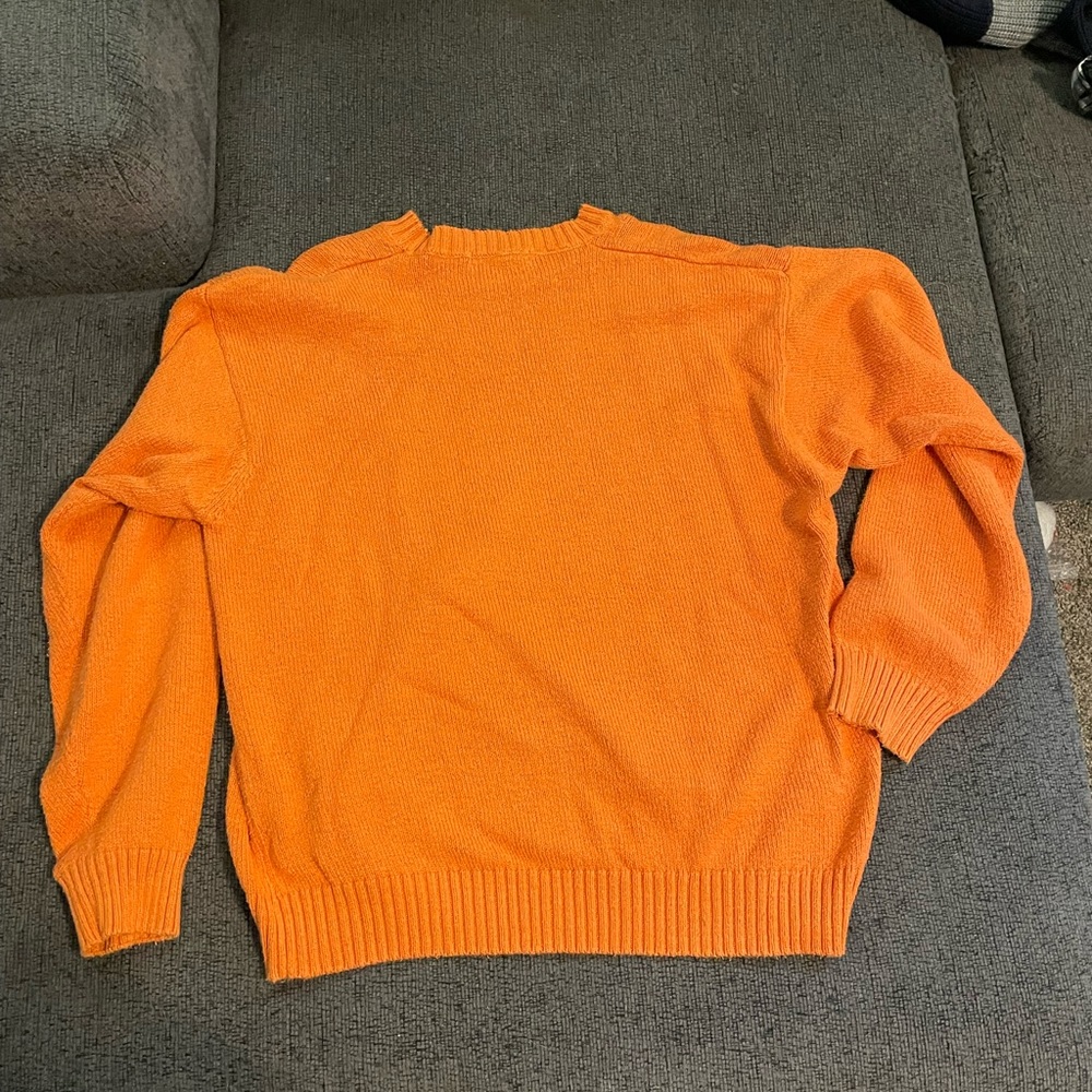 Orange sweater